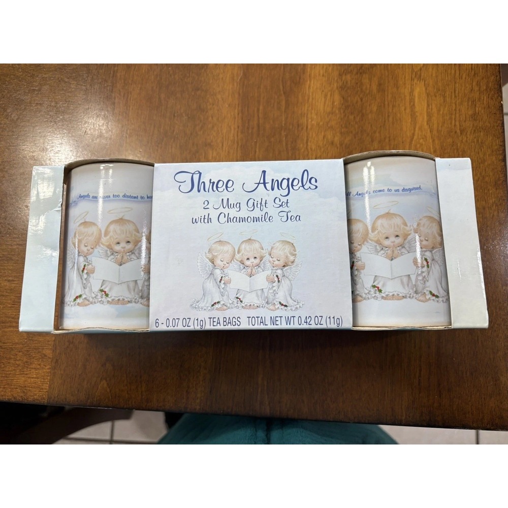 Three Angels 2 Mug Set With Camomile‎ Tea Bags